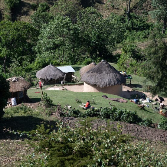 Village from above