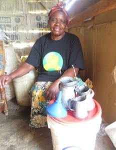 Village Enterprise business owner Jane Arara