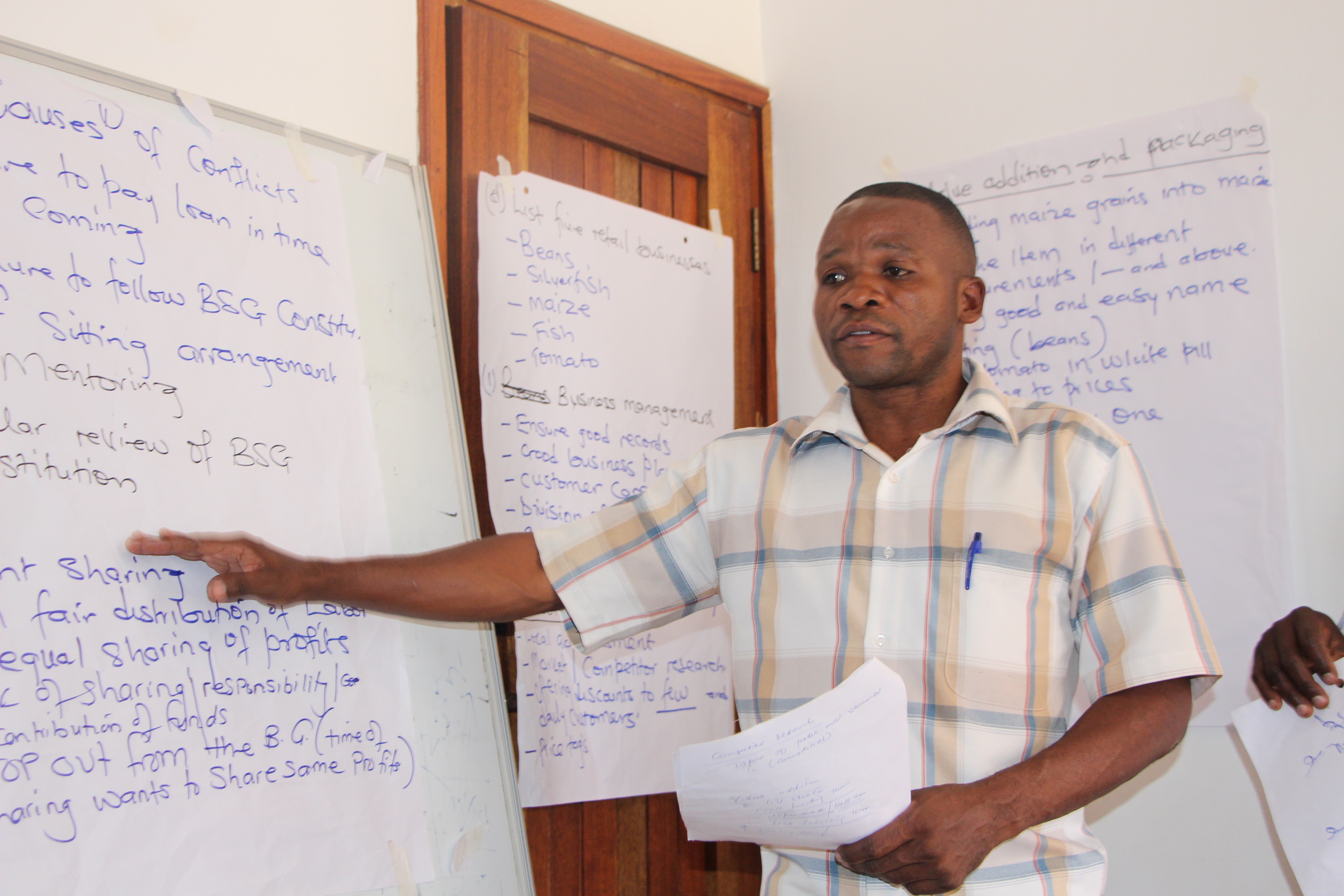 Village Enterprise business mentor Ibrahim shares his best mentoring practices